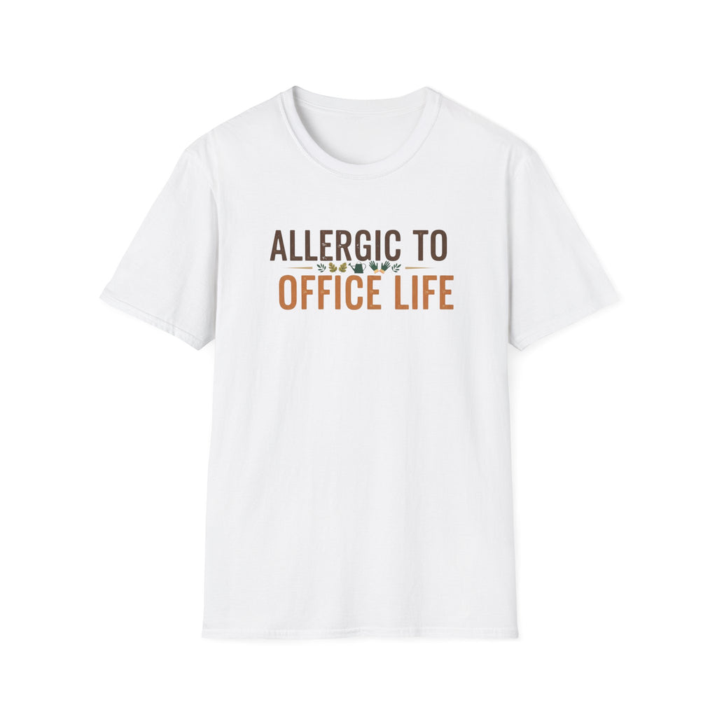 Allergic To Office Life T-Shirt