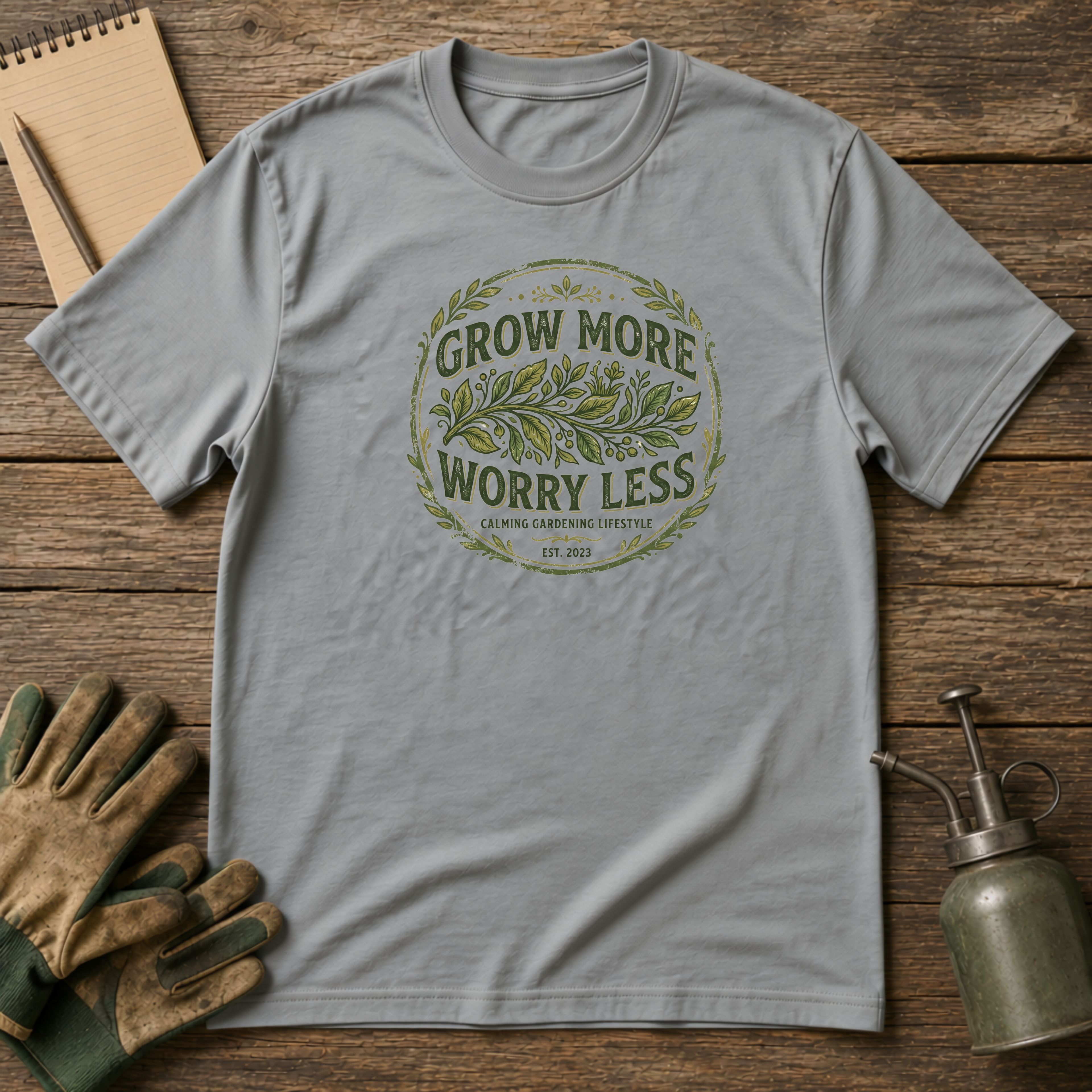 Grow More Worry Less T-Shirt