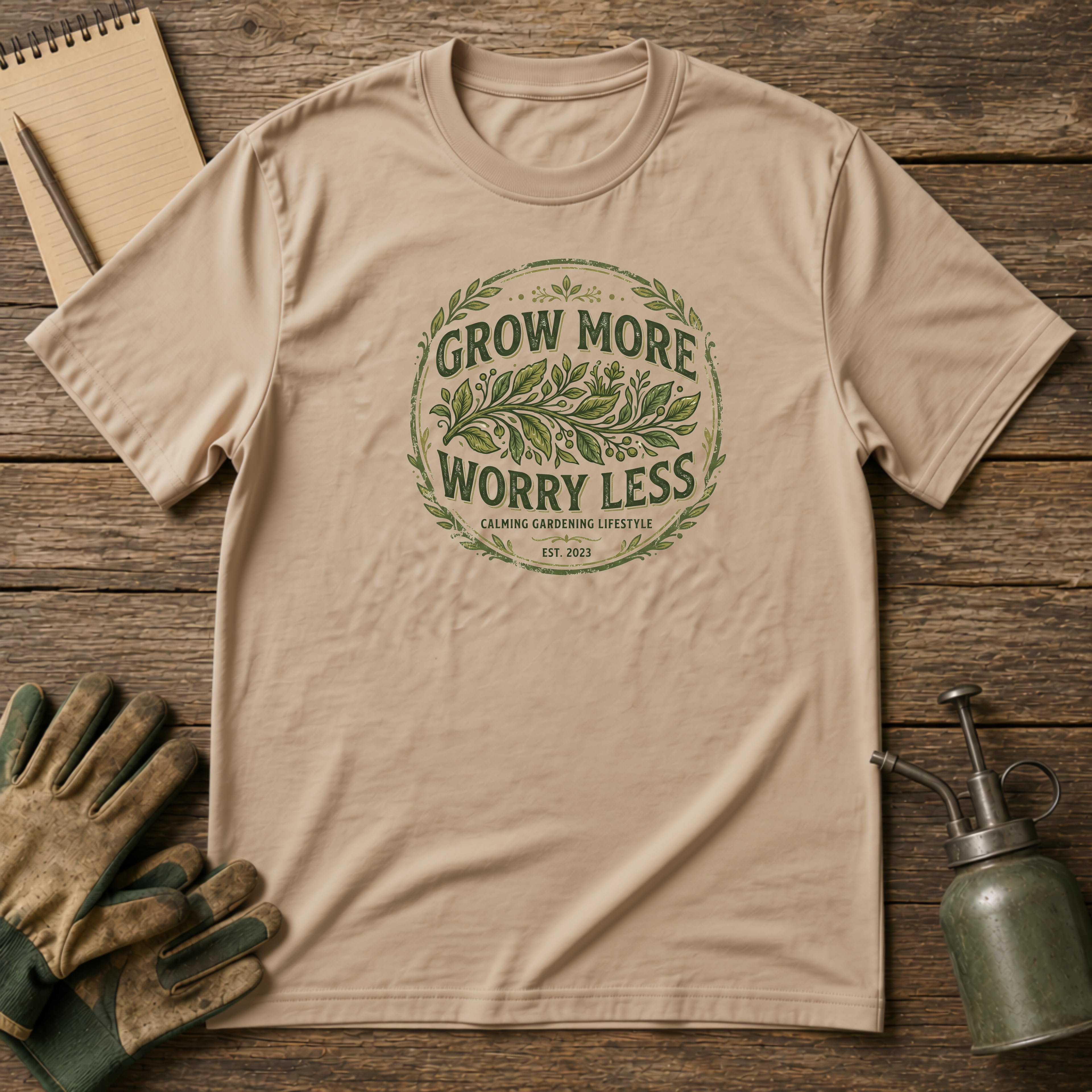 Grow More Worry Less T-Shirt