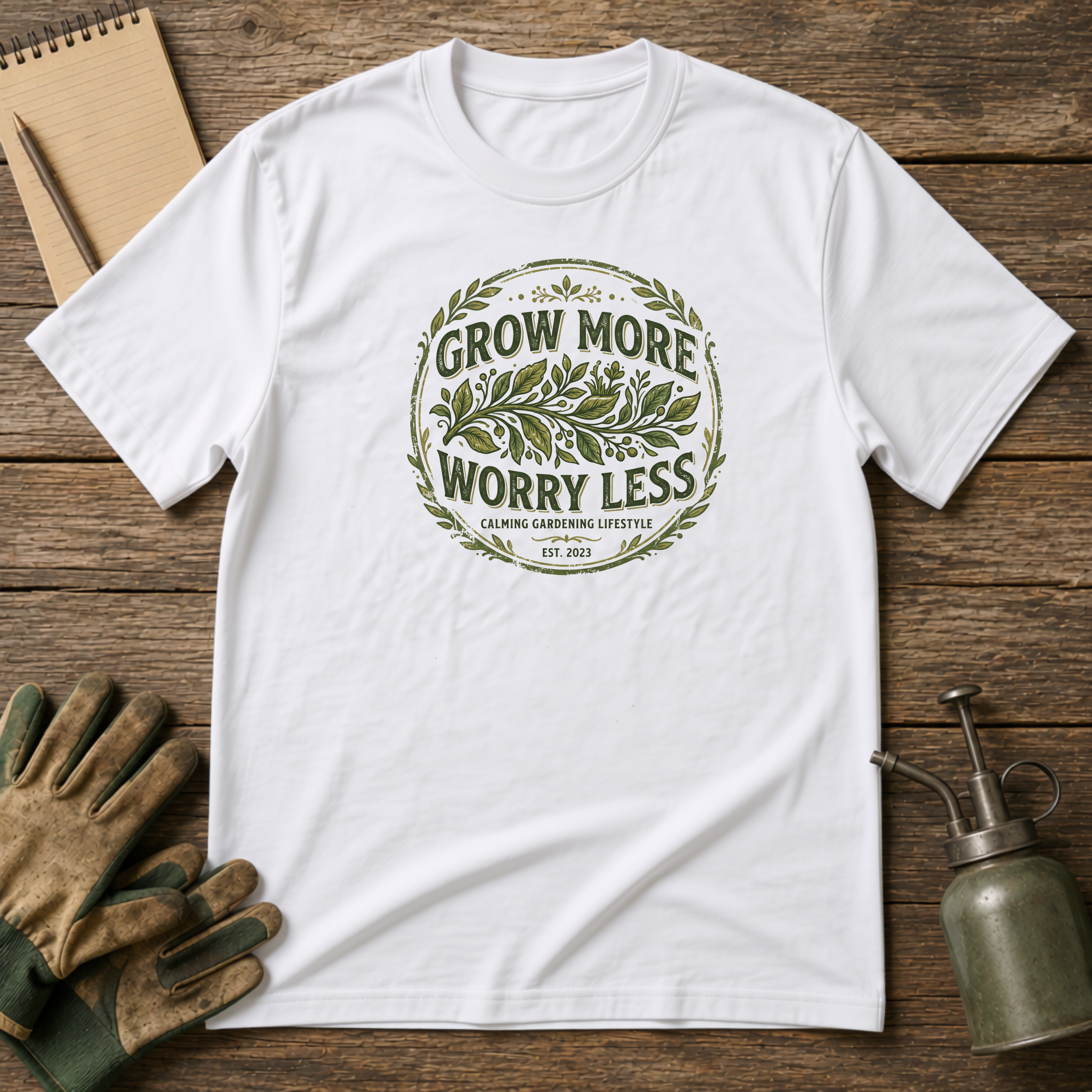 Grow More Worry Less T-Shirt