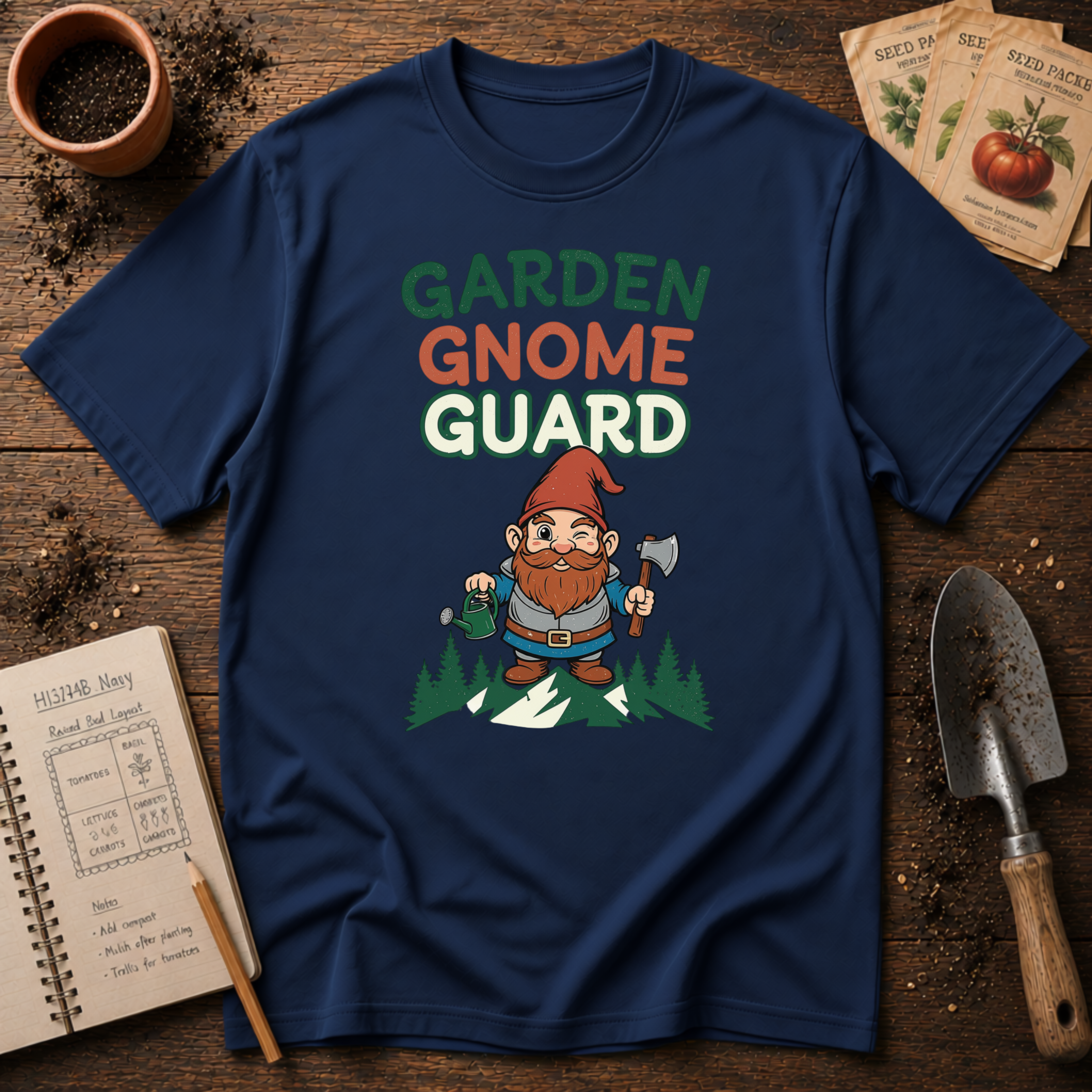 Garden Gnome Guard T-Shirt