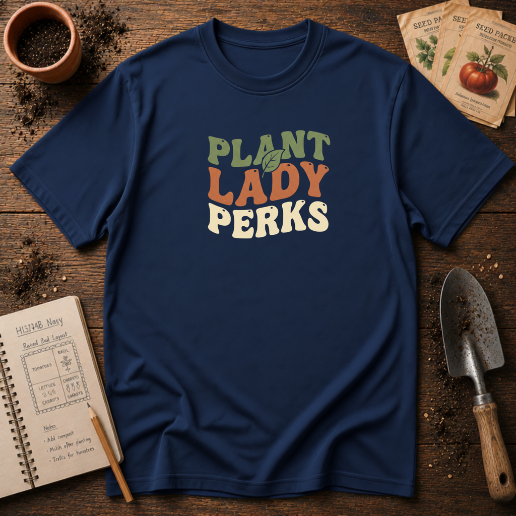 Plant Lady Perks T-Shirt