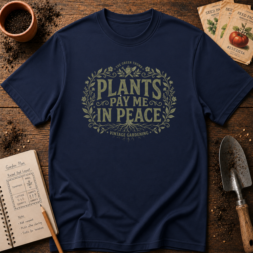 Plants Pay Me In Peace T-Shirt