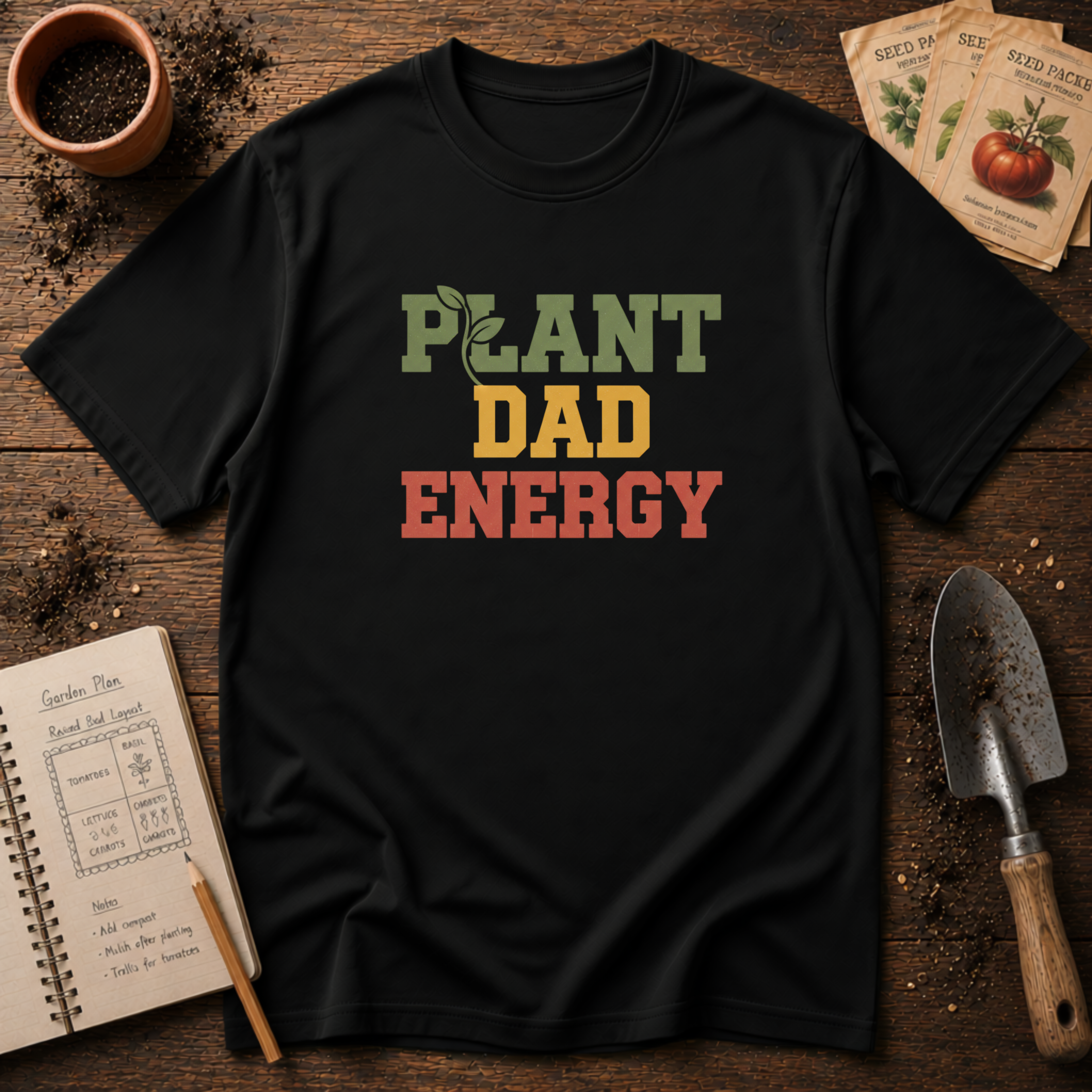 Plant Dad Energy T-Shirt