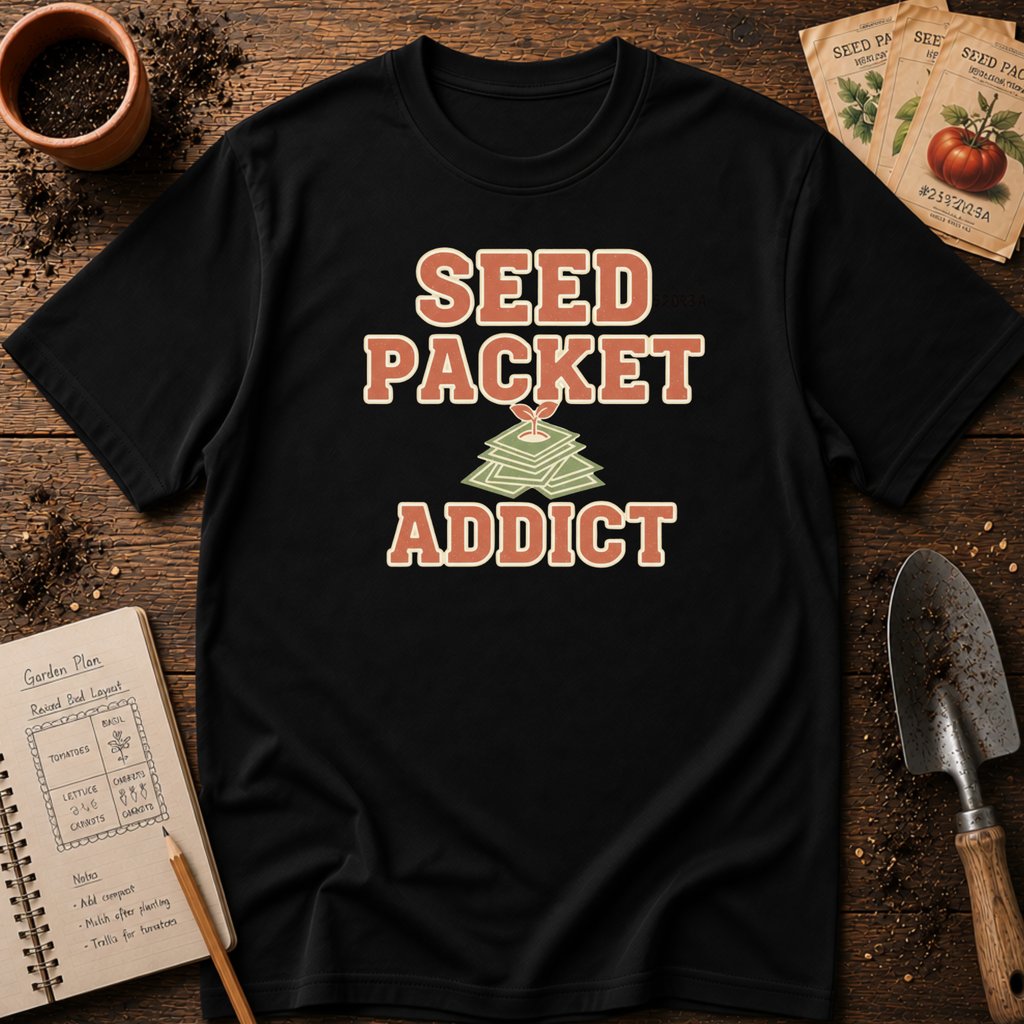 Seed Packet Addict  T-Shirt