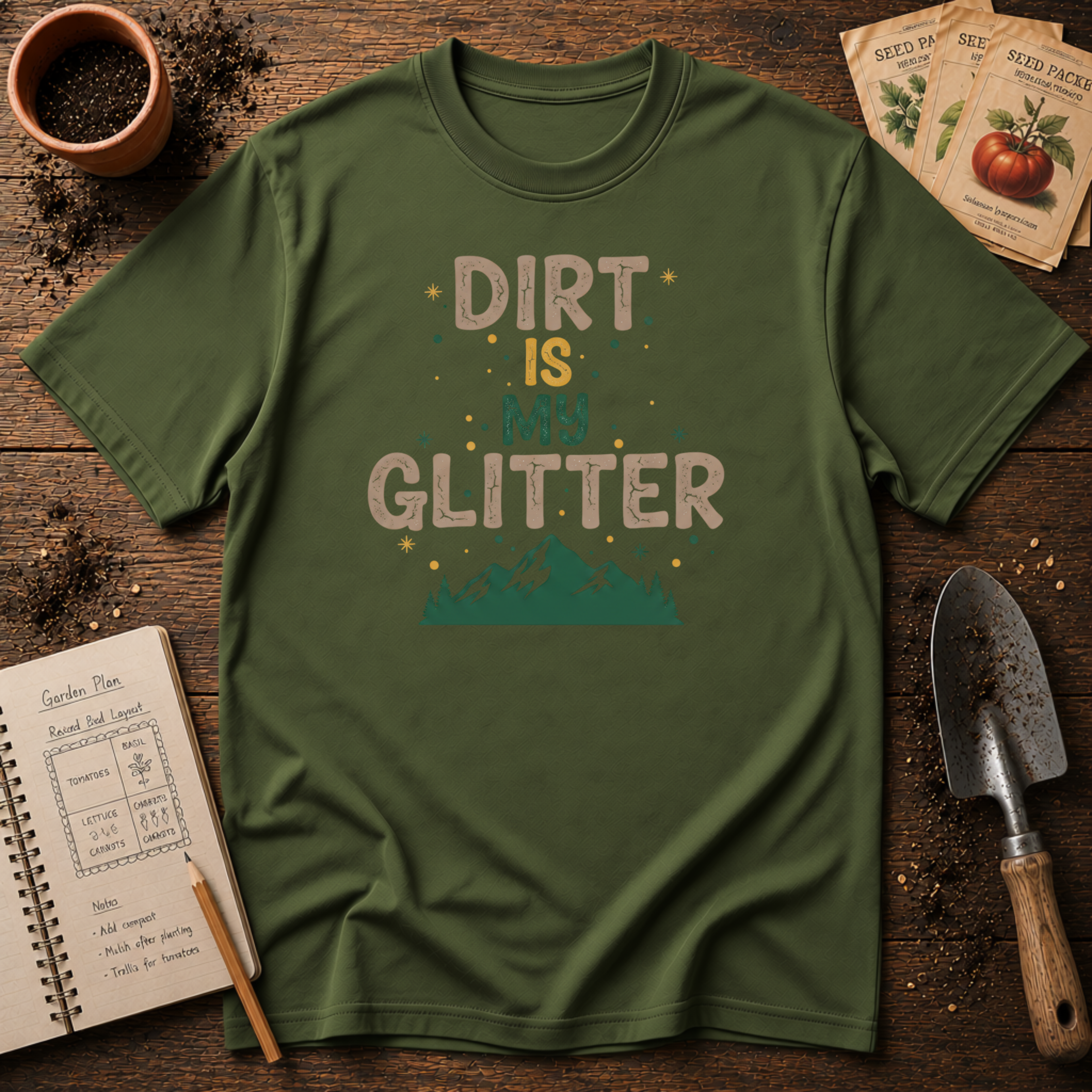 Dirt Is My Glitter T-Shirt