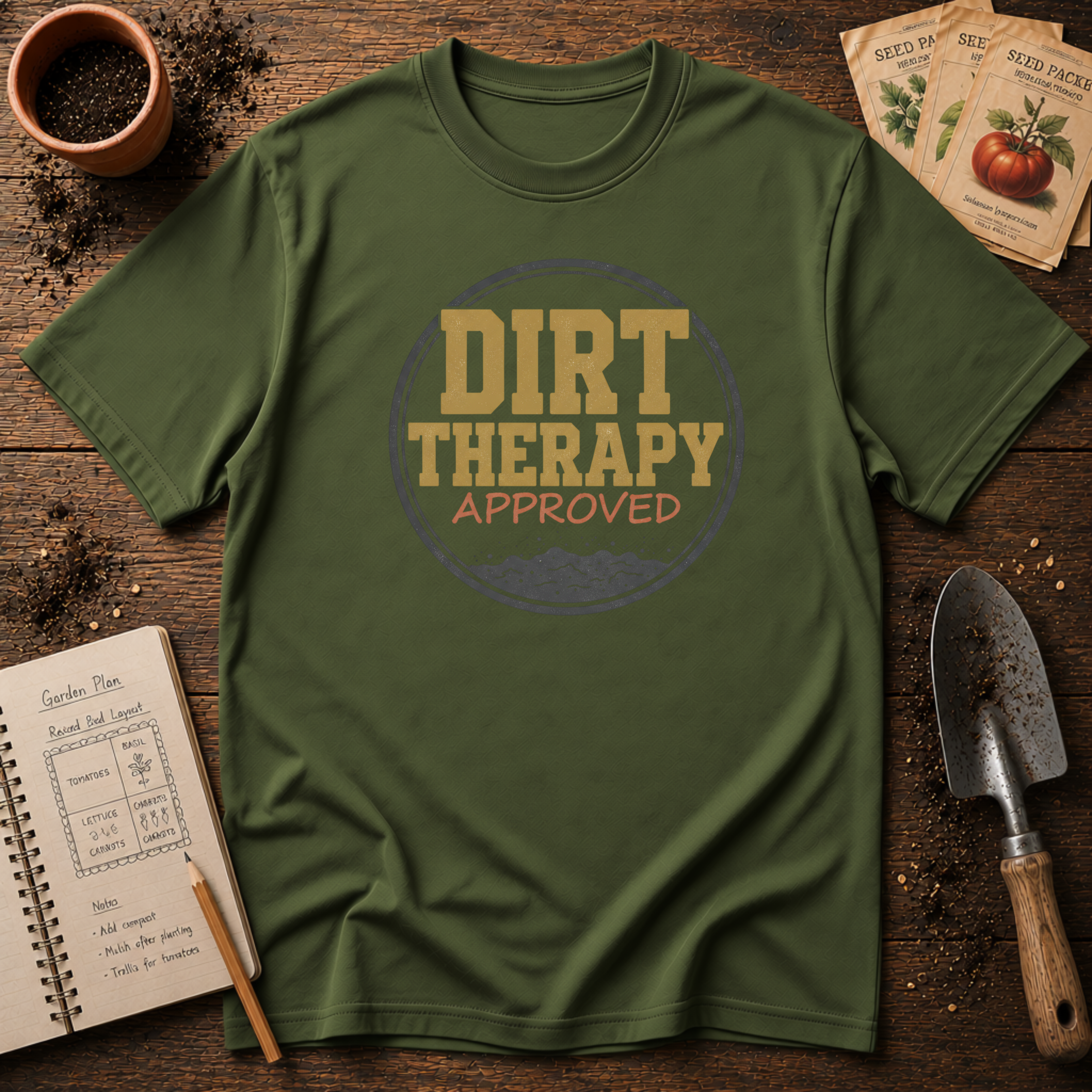 Dirt Therapy Approved T-Shirt