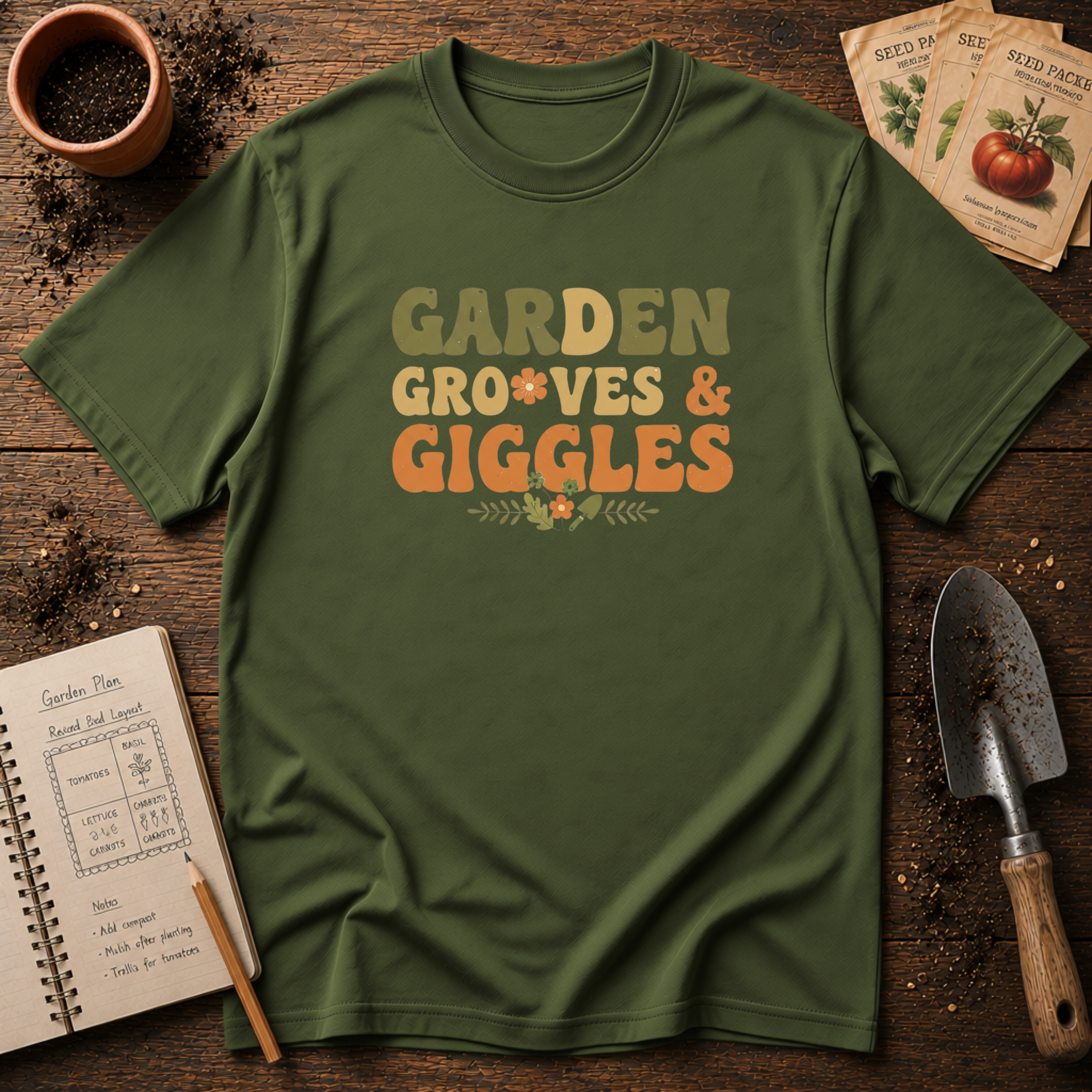Garden Groves and Giggles  T-Shirt