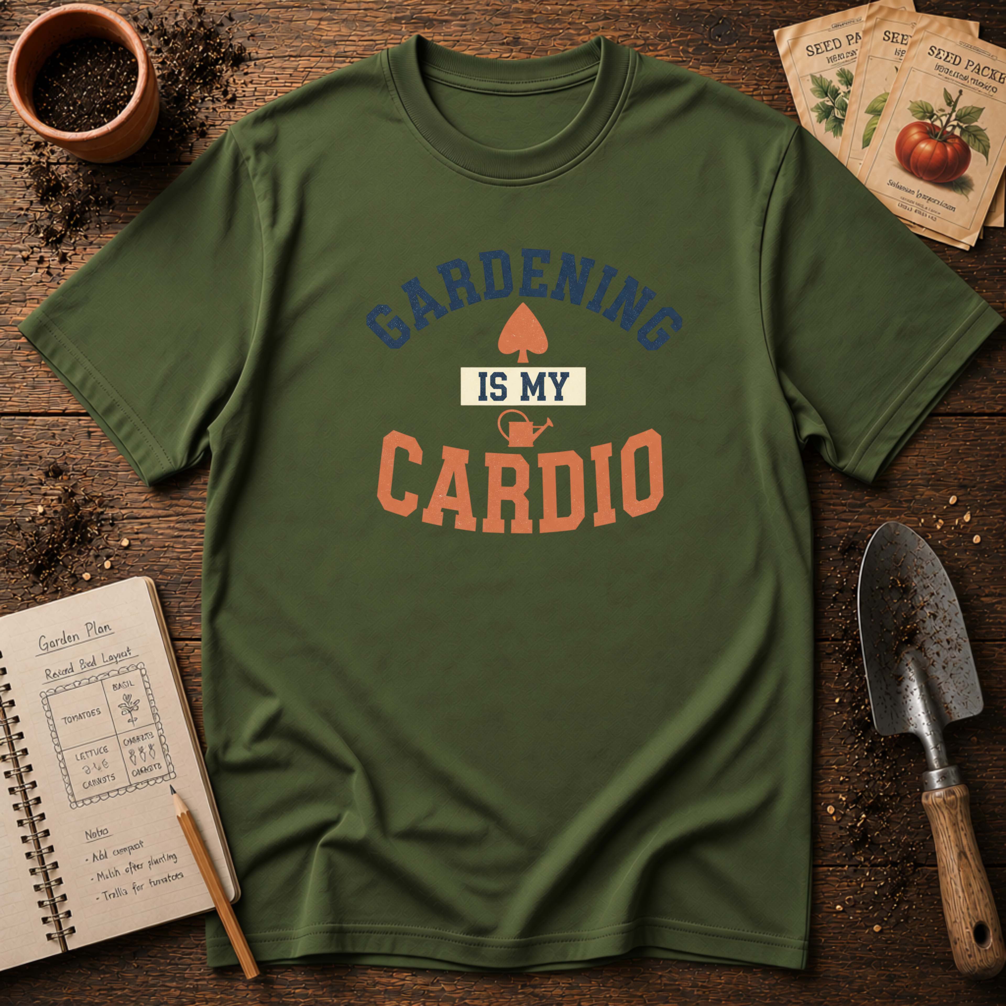 Gardening Is My Cardio T-Shirt