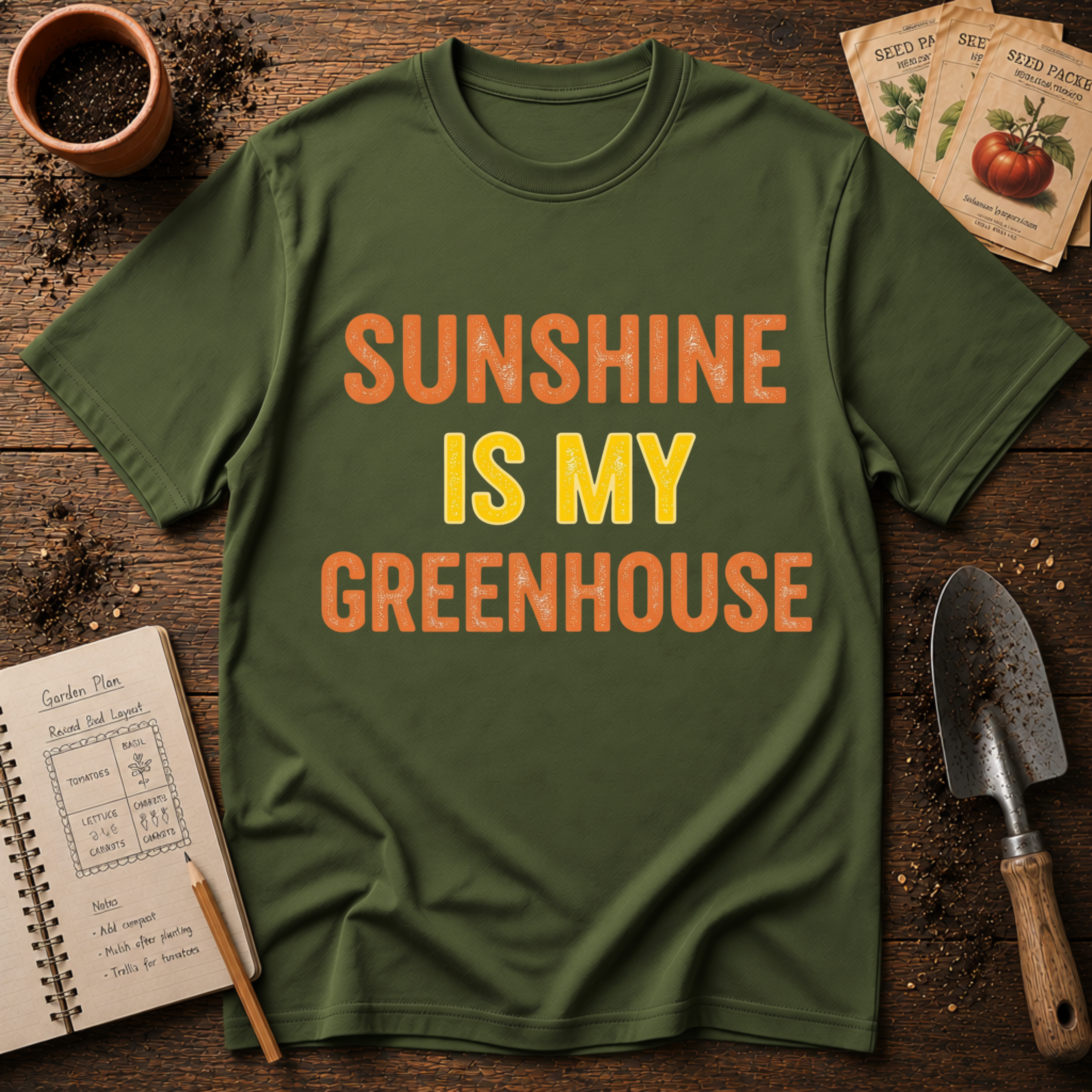 Sunshine Is My Greenhouse T-Shirt