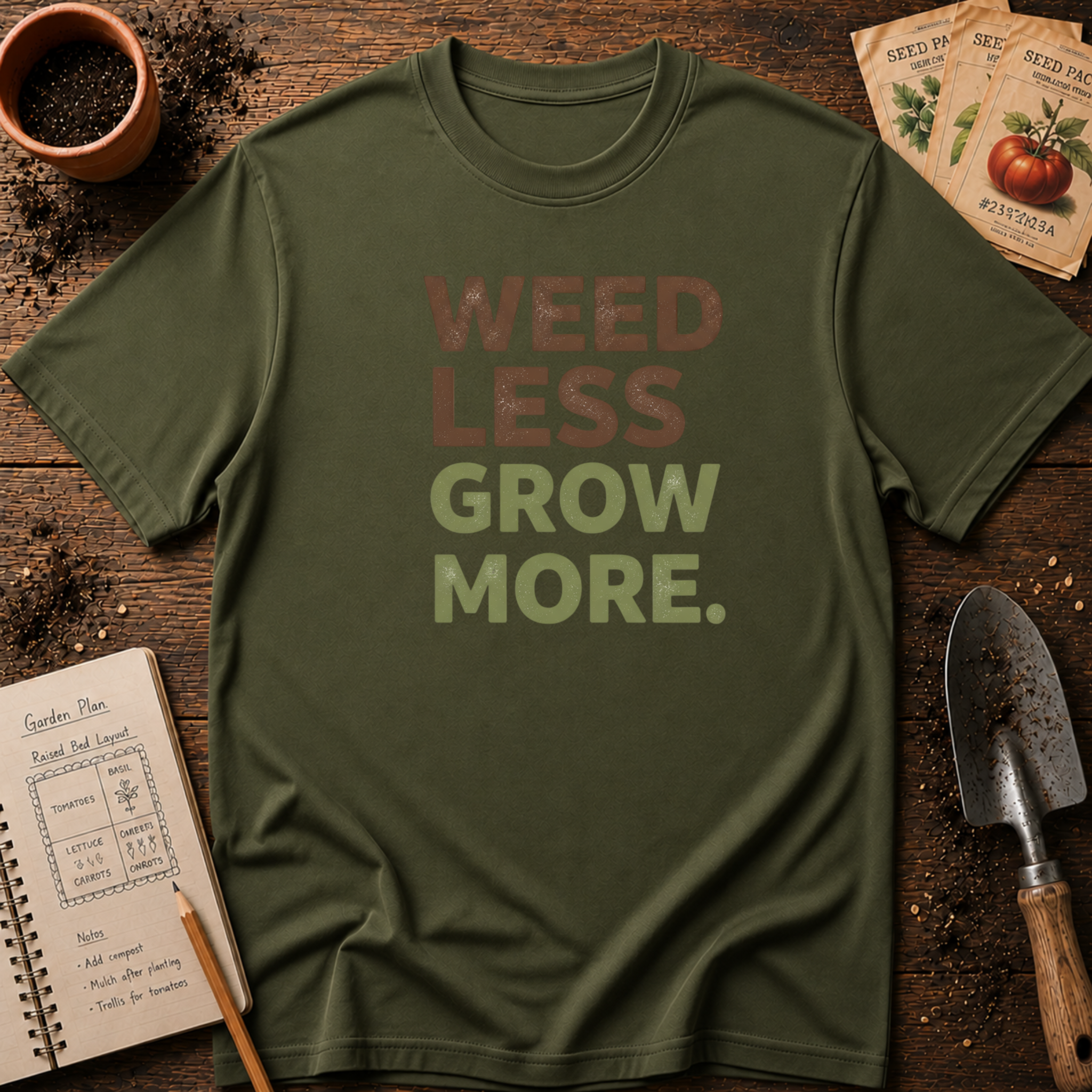 Weed Less Grow MoreT-Shirt