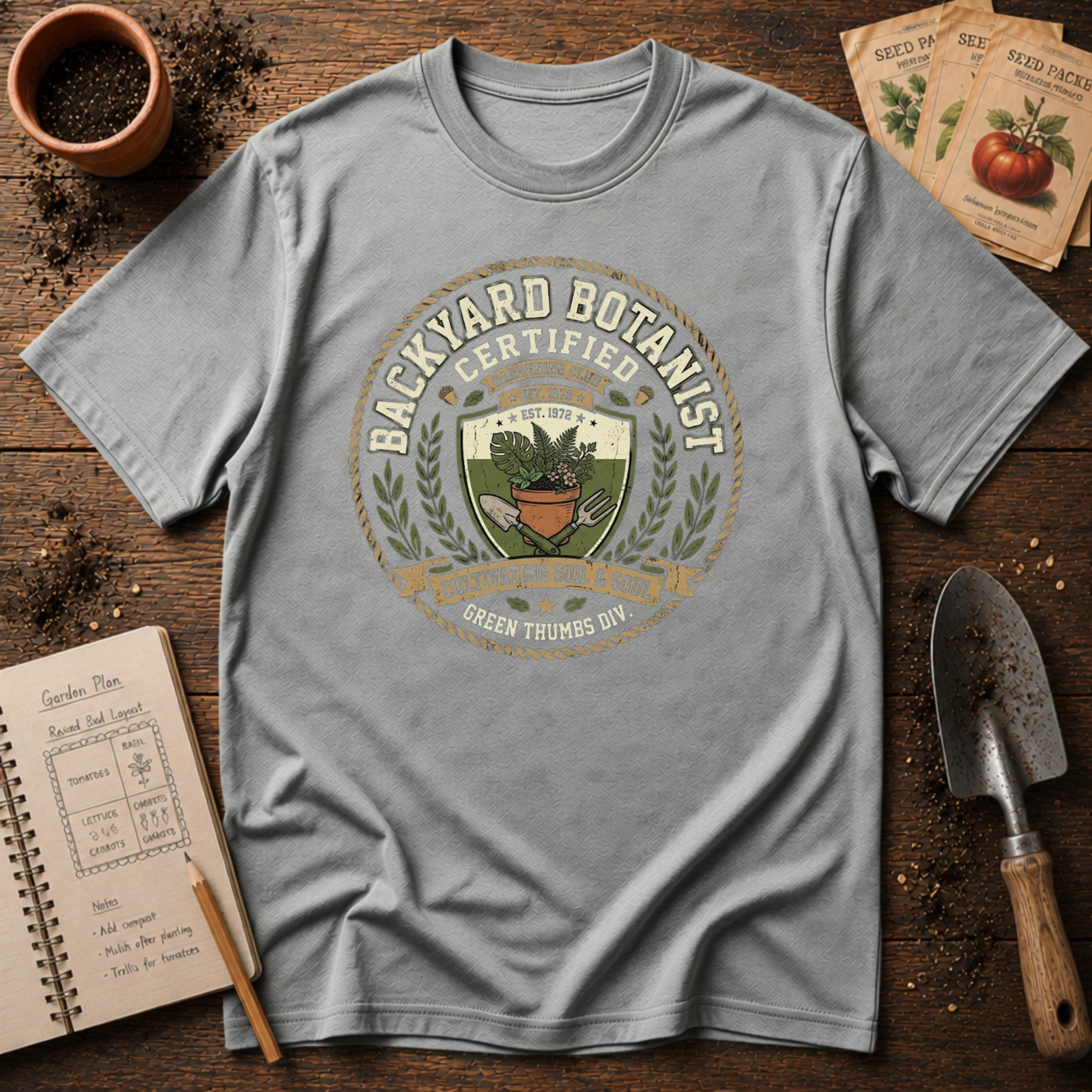 Backyard Botanist Certified T-Shirt