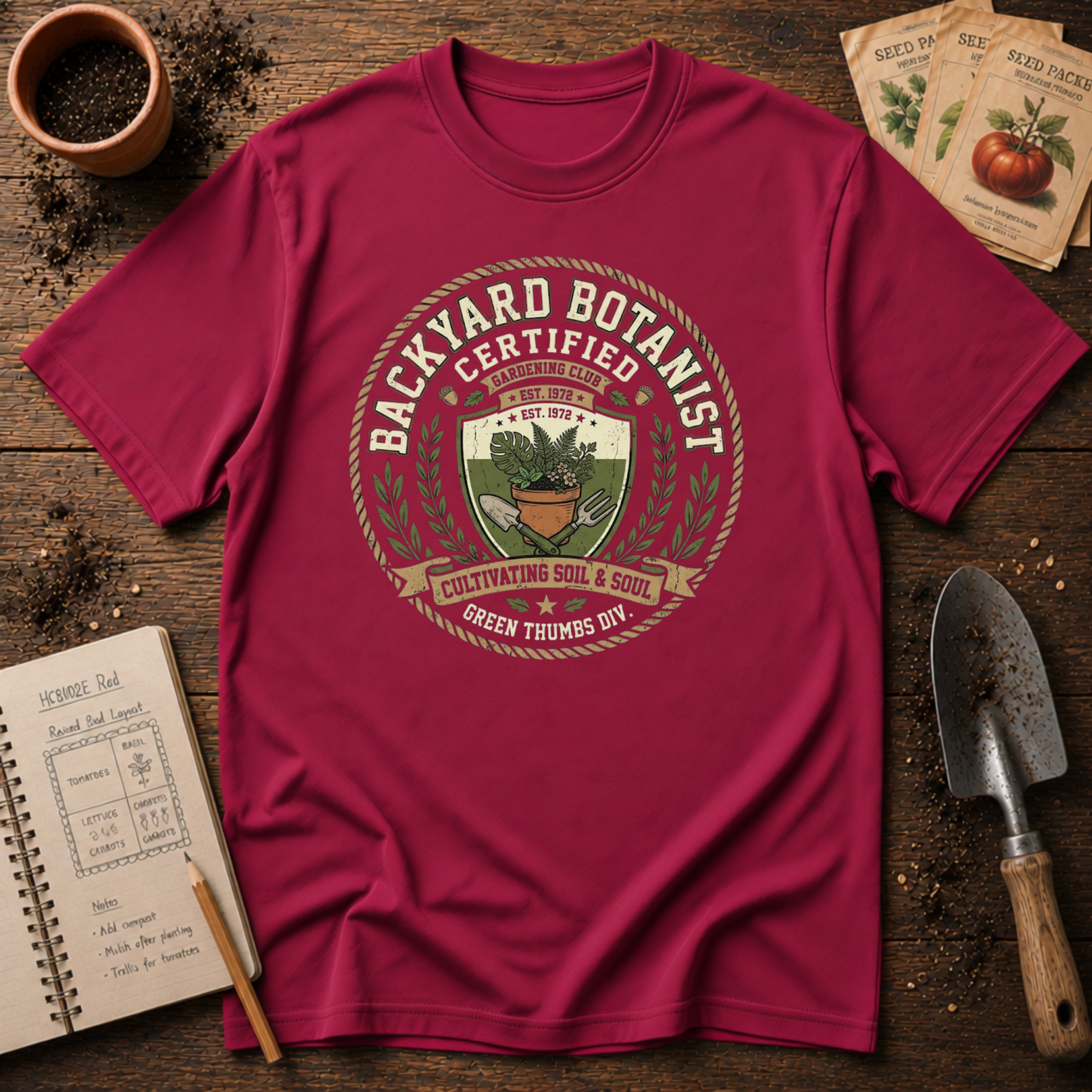 Backyard Botanist Certified T-Shirt