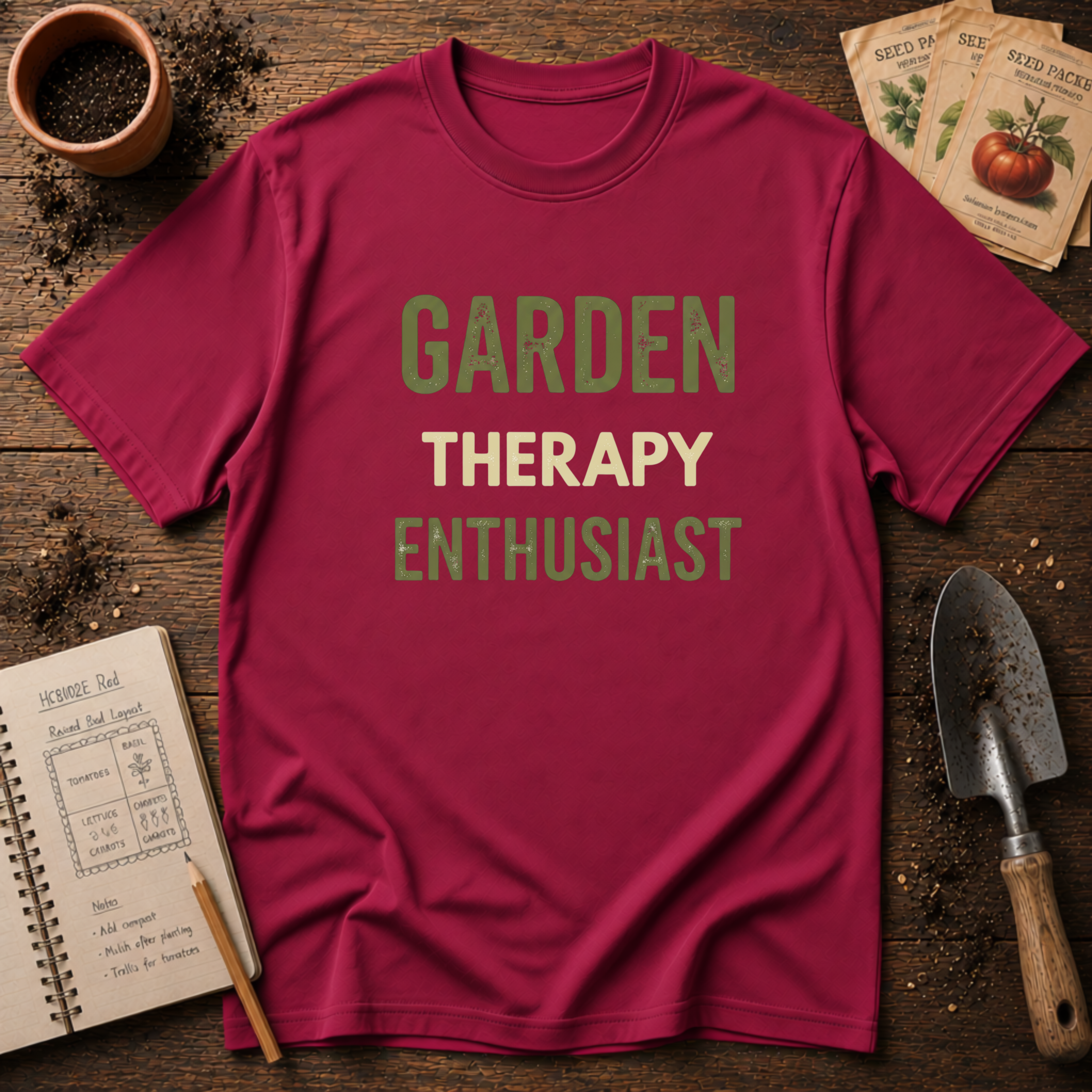 Garden Therapy Enthusiast T-Shirt