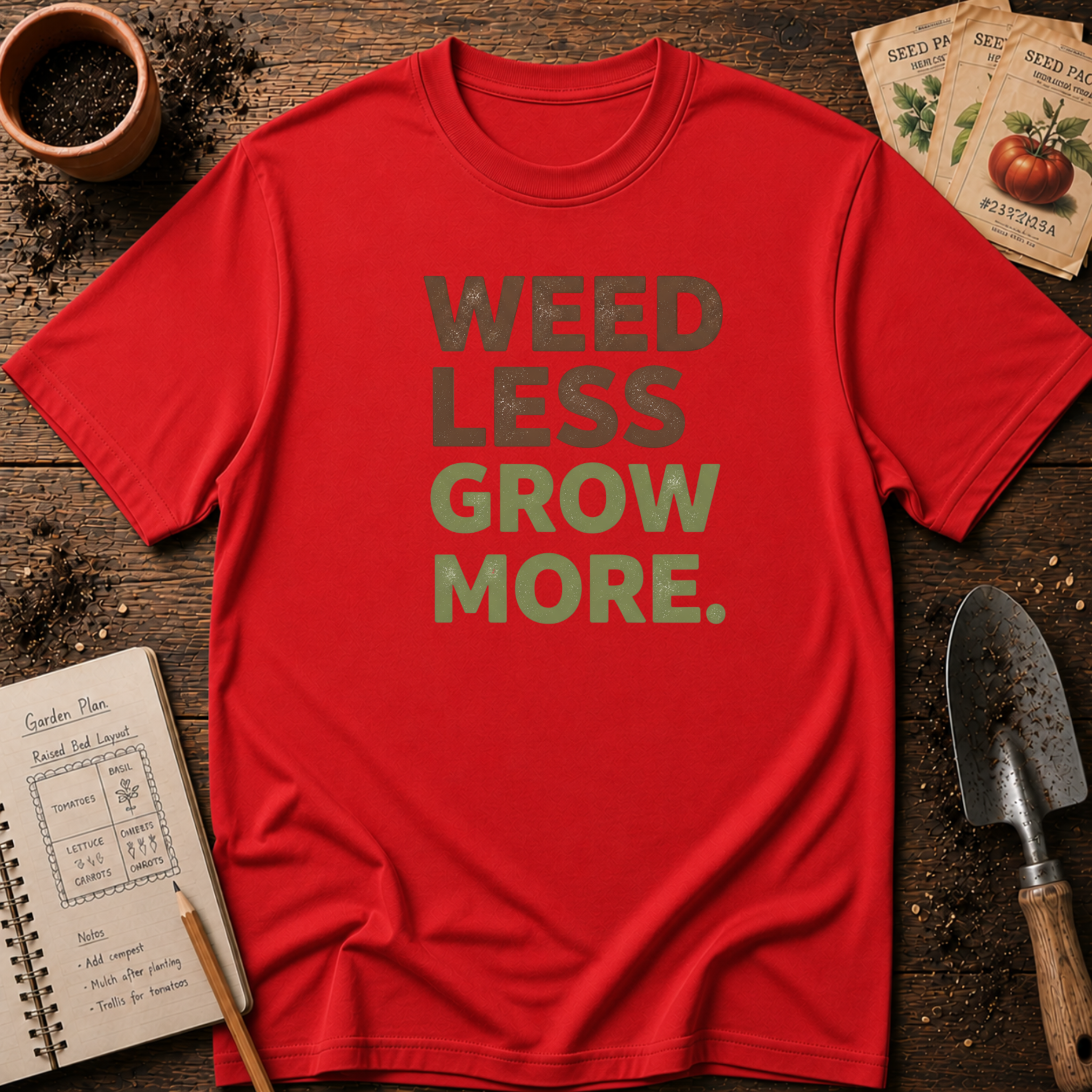 Weed Less Grow MoreT-Shirt
