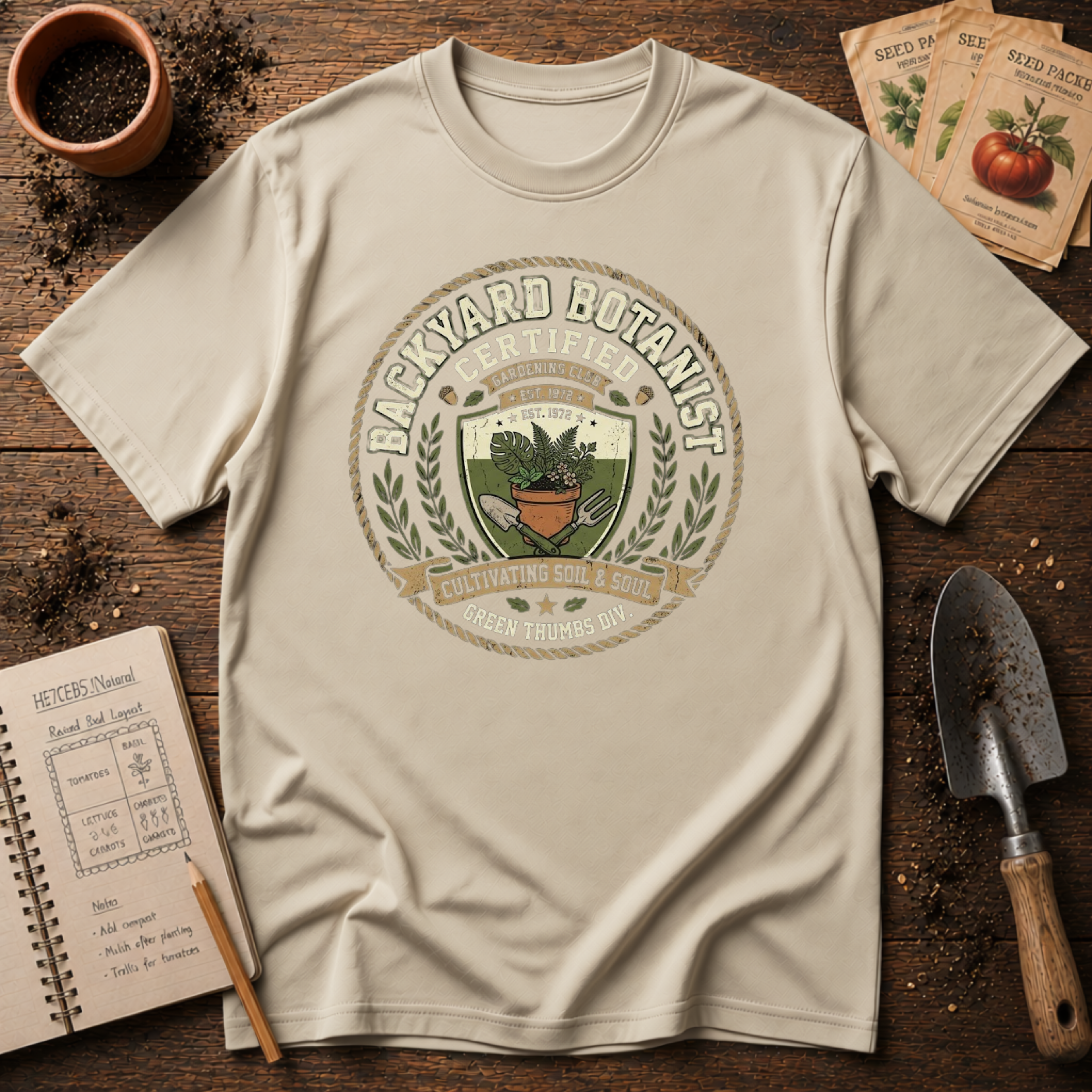 Backyard Botanist Certified T-Shirt