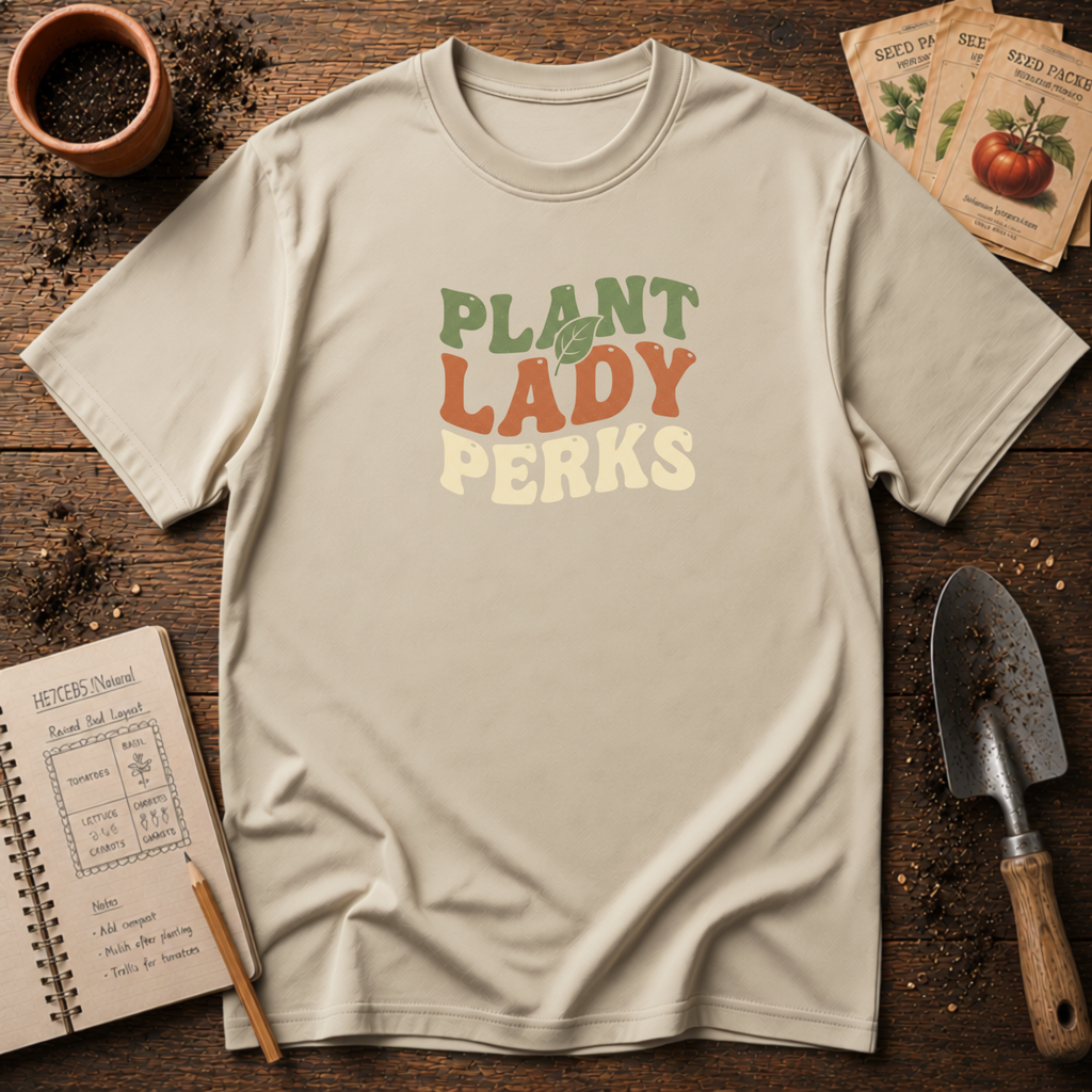 Plant Lady Perks T-Shirt
