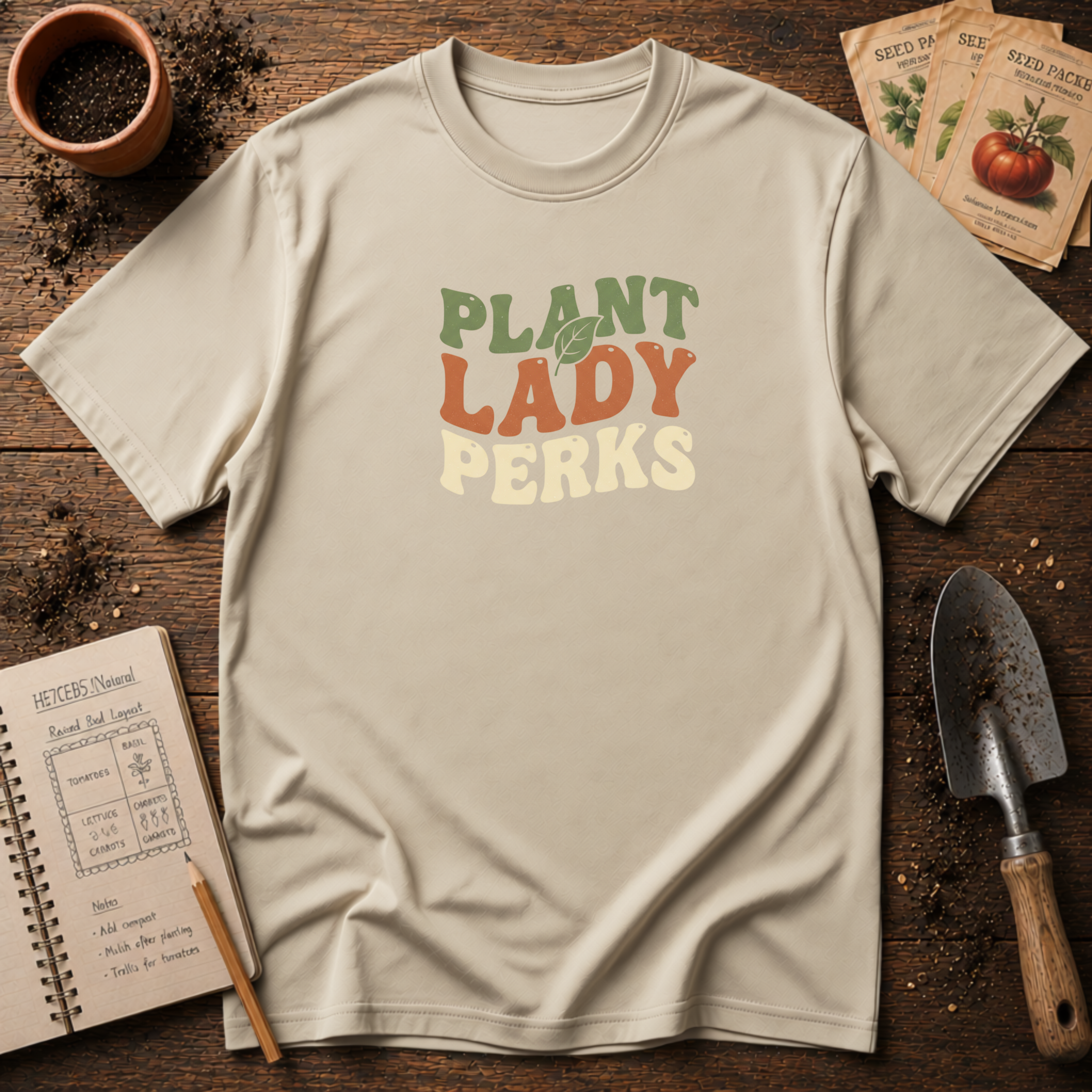 Plant Lady Perks T-Shirt