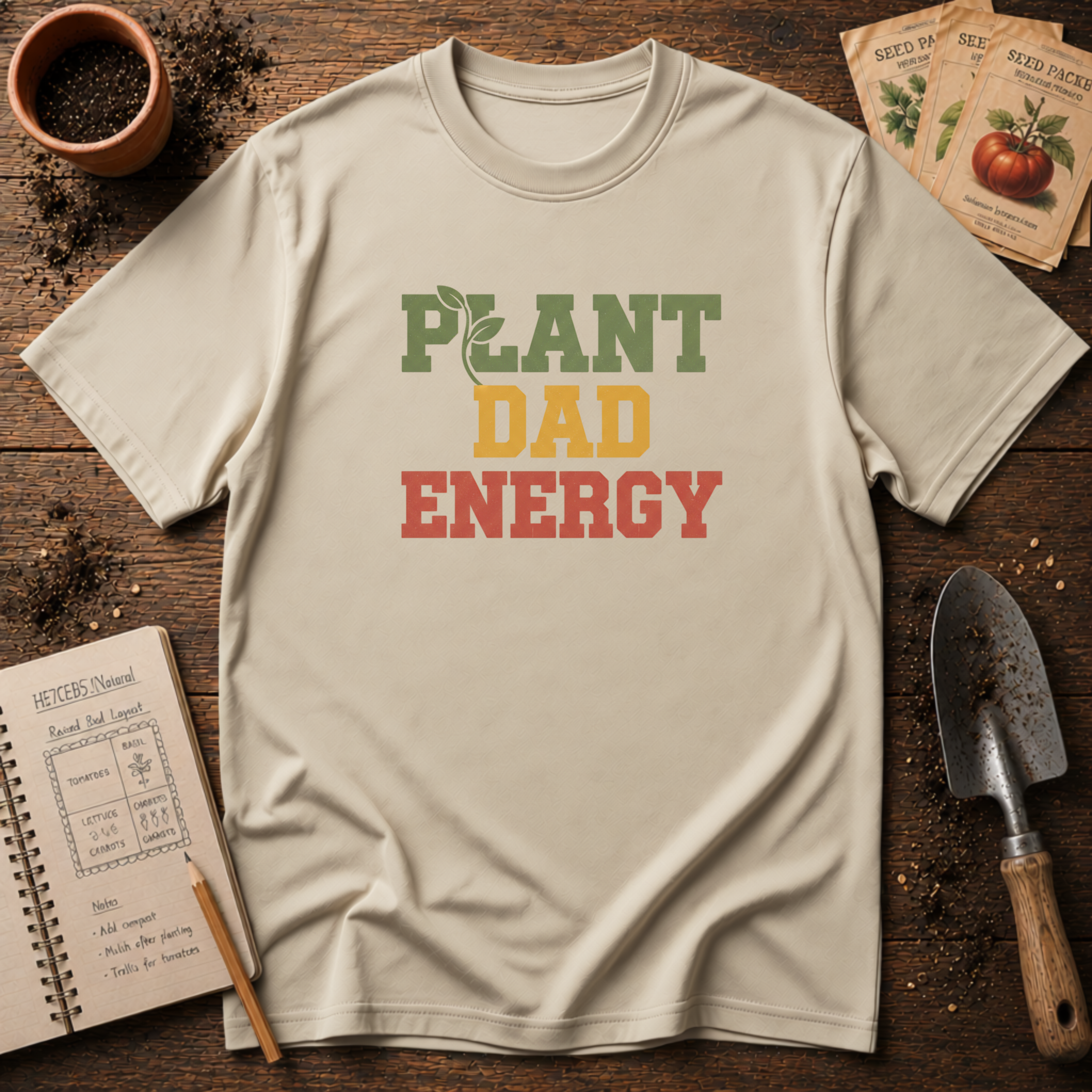 Plant Dad Energy T-Shirt