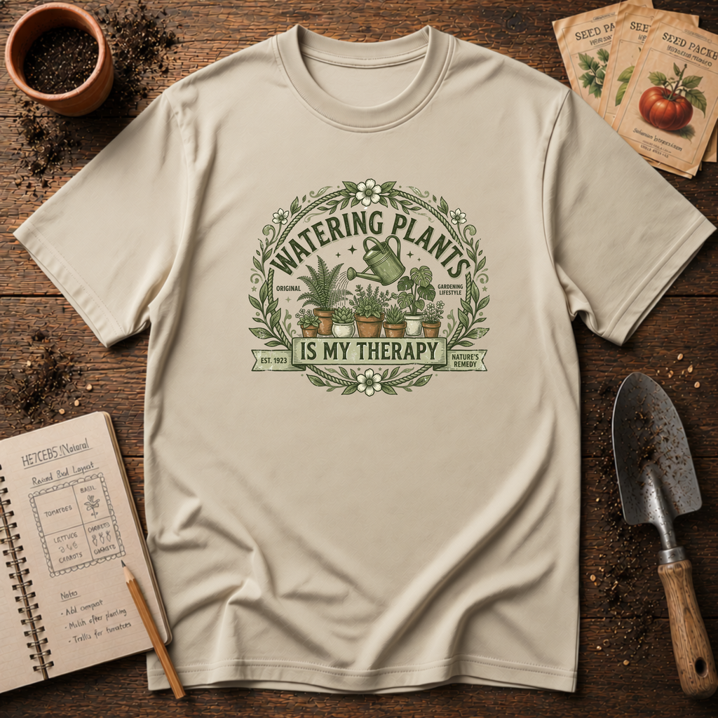Watering My Plants Is My Therapy T-Shirt