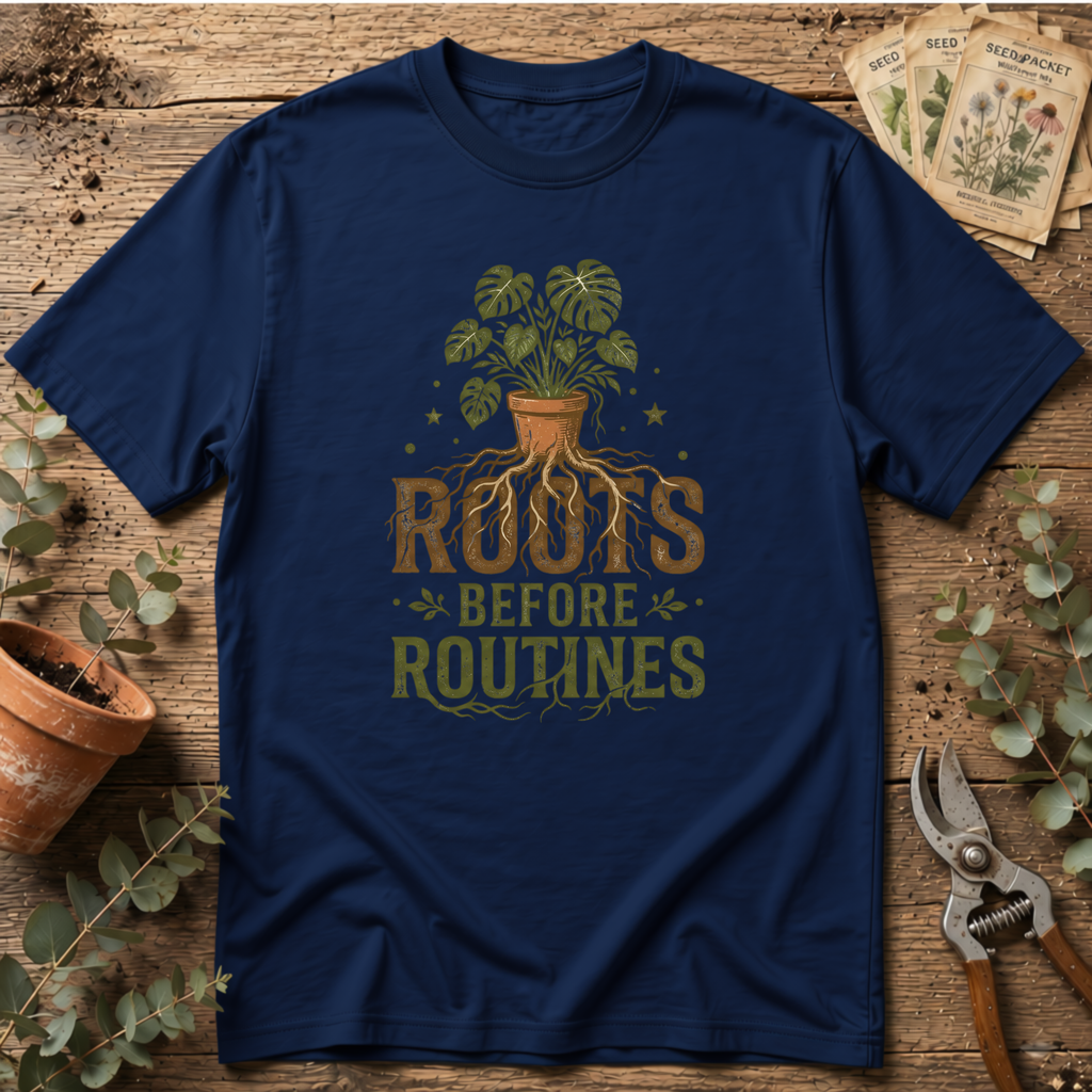 Roots Before Routines T-Shirt