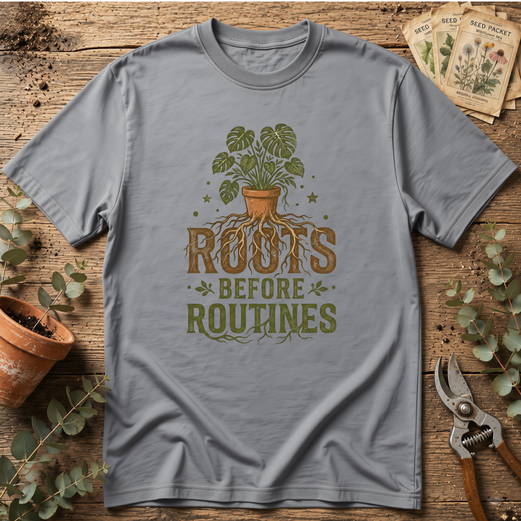 Roots Before Routines T-Shirt