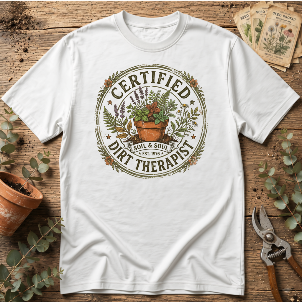 Certified Dirt Therapist T-Shirt