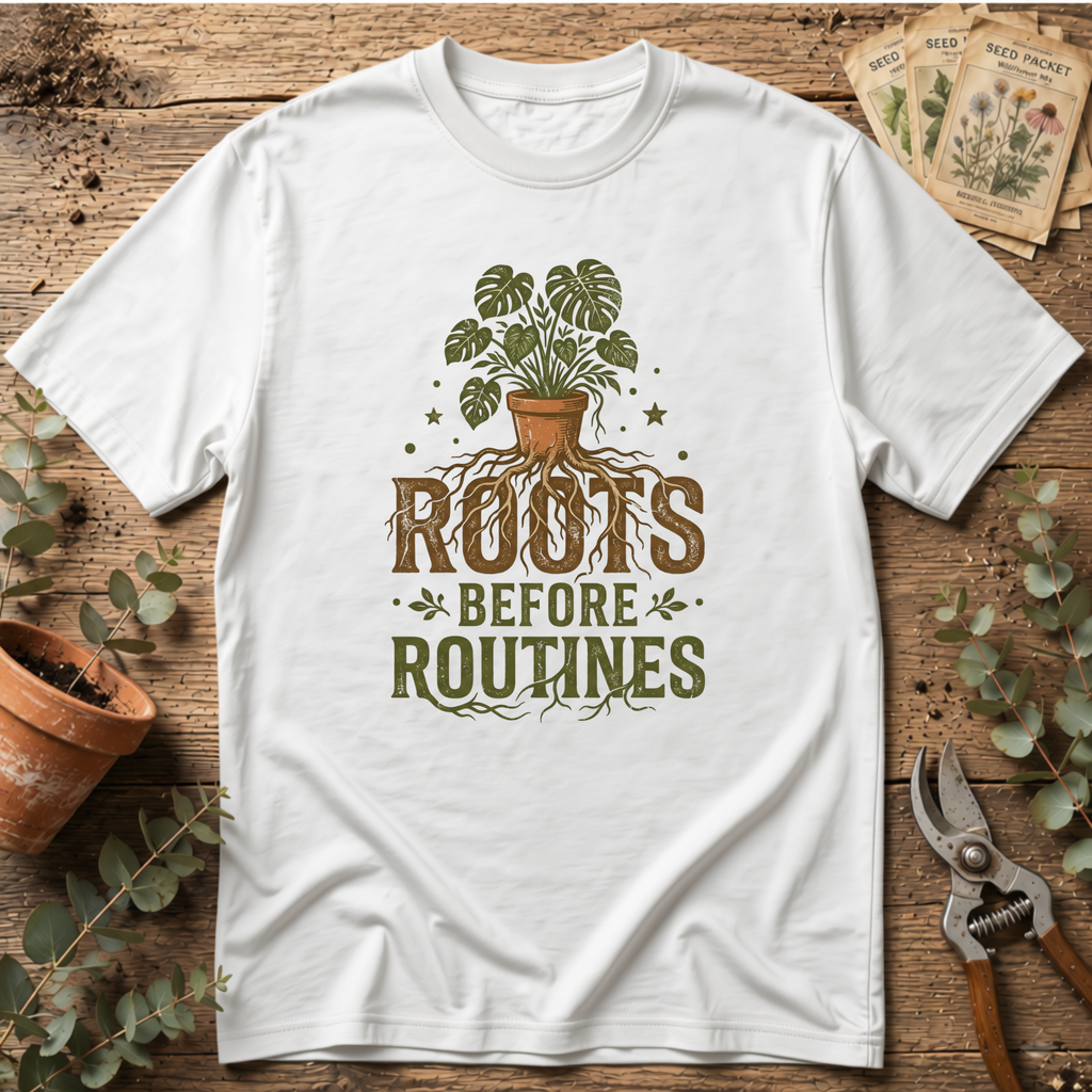 Roots Before Routines T-Shirt