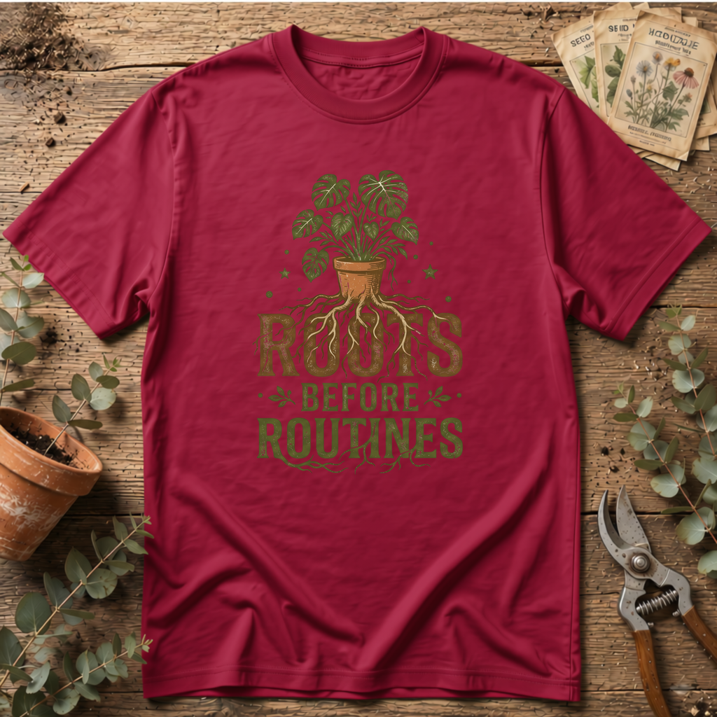 Roots Before Routines T-Shirt